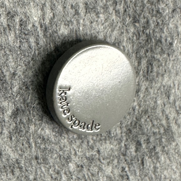 KATE SPADE Wool Blend Stand-Collar 35"Long Coat w/Changeable Buttons sz XL‎ - Picture 11 of 15